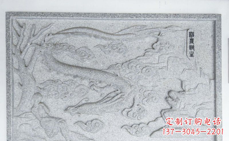 河源大理石龙雕塑,神有其形
