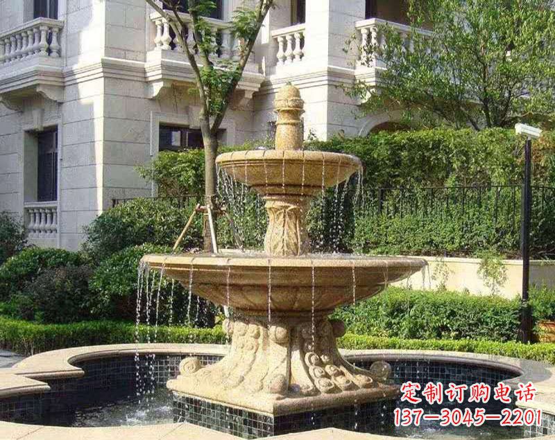 河源美轮美奂的喷泉雕塑