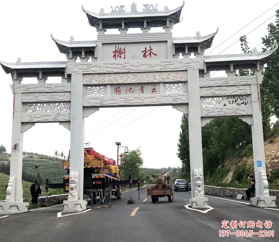 河源中领雕塑牌楼雕塑,精美绝伦