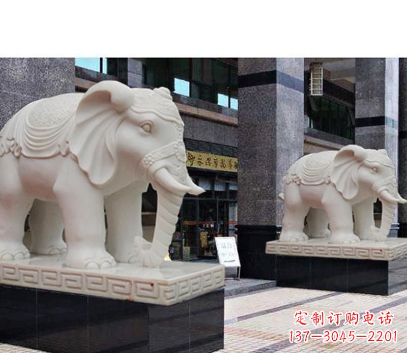 河源最佳选择——石雕酒店大象雕塑