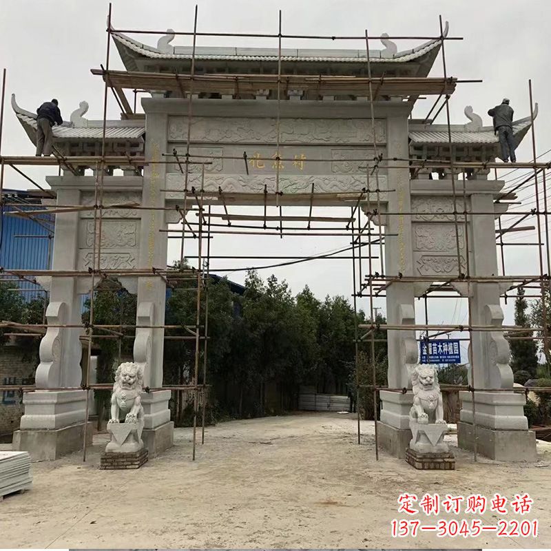 河源石雕牌坊场