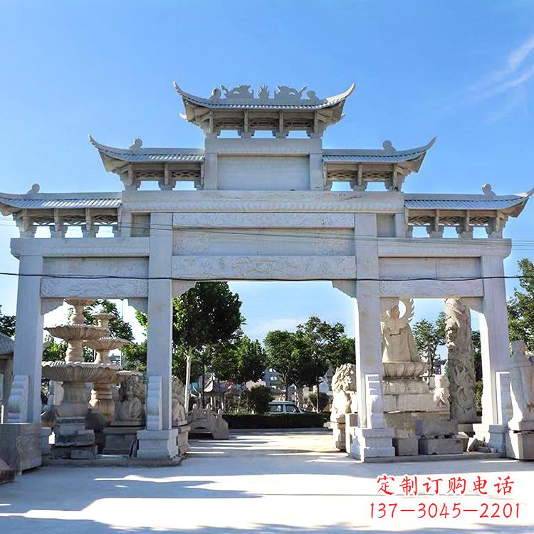 河源石雕牌坊永诚