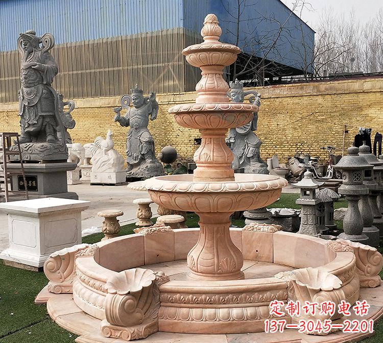 河源石雕转运珠风水球