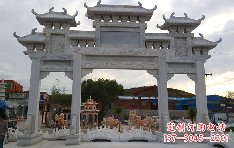 河源石牌坊雕刻