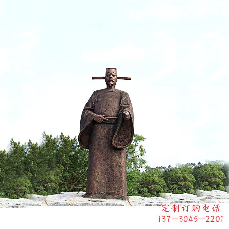 河源世界法医学鼻祖纯铜宋慈公园景区终归历史名人雕像