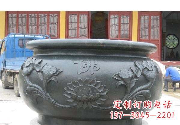 河源水缸寺庙铜雕 (2)