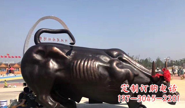 河源水牛铜雕