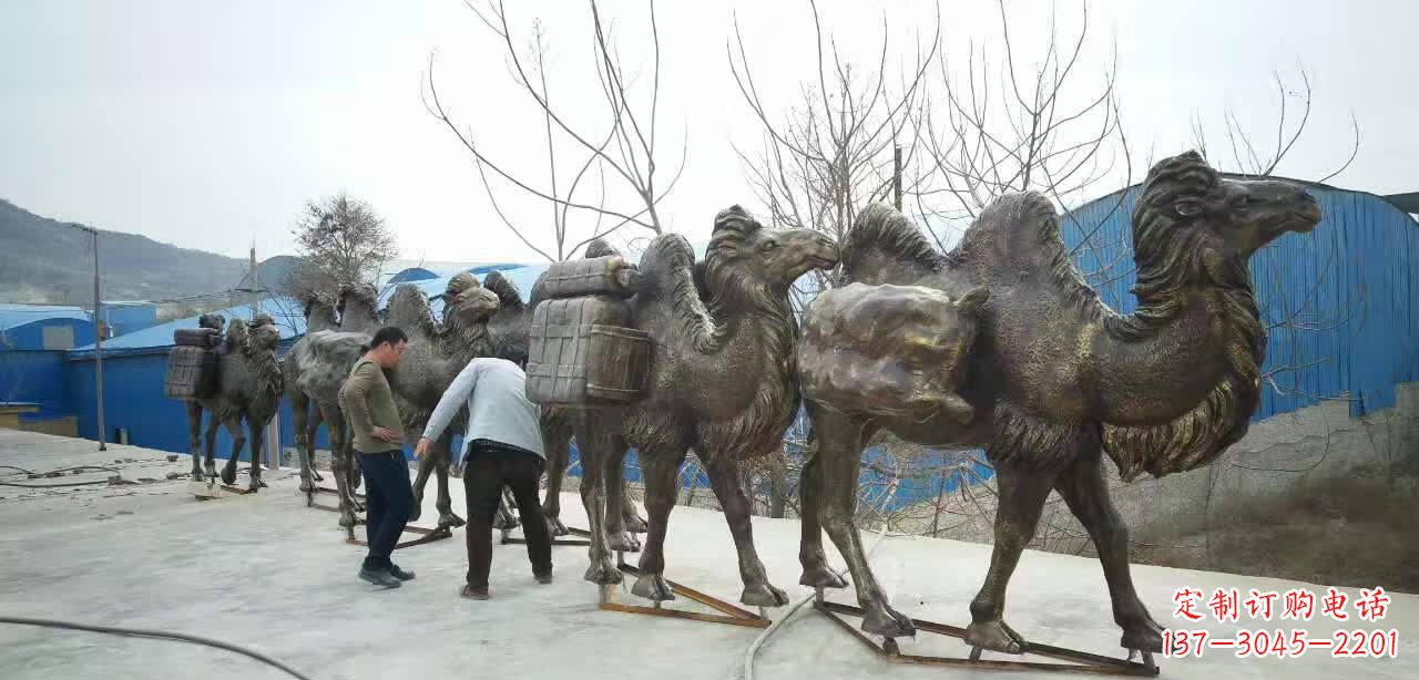 河源丝绸之路骆驼雕塑