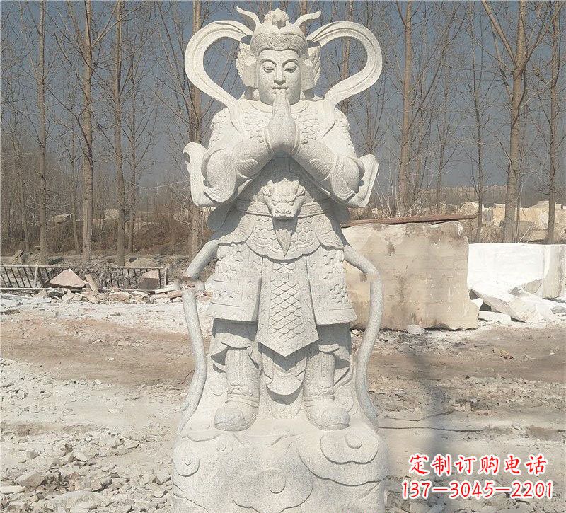 河源寺庙韦陀菩萨雕塑