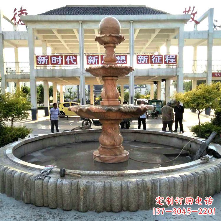 河源天使喷泉石雕