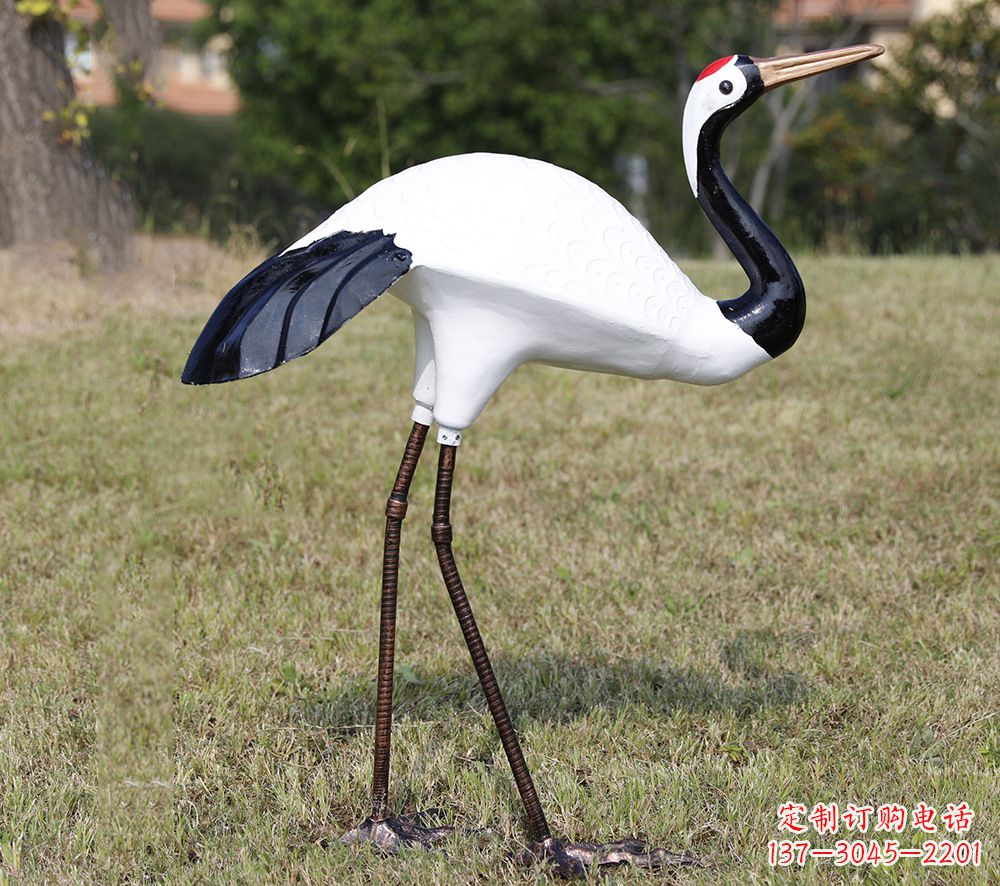 河源庭院仙鹤雕塑