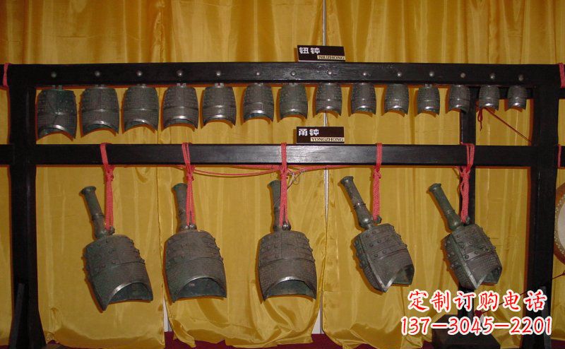 河源铜编钟古代乐器雕塑