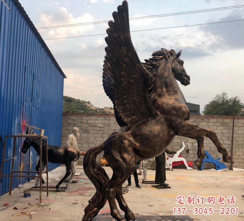 河源铜雕飞马雕塑