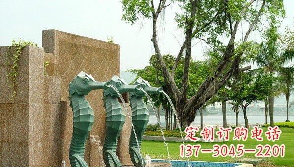 河源铜雕海马雕塑