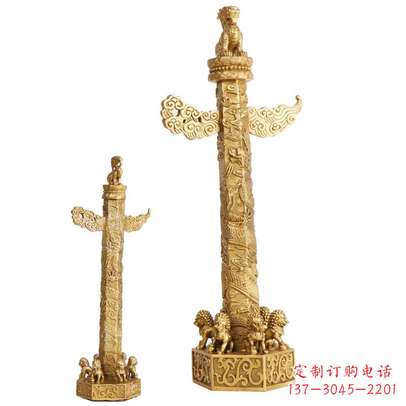 河源铜雕华表柱