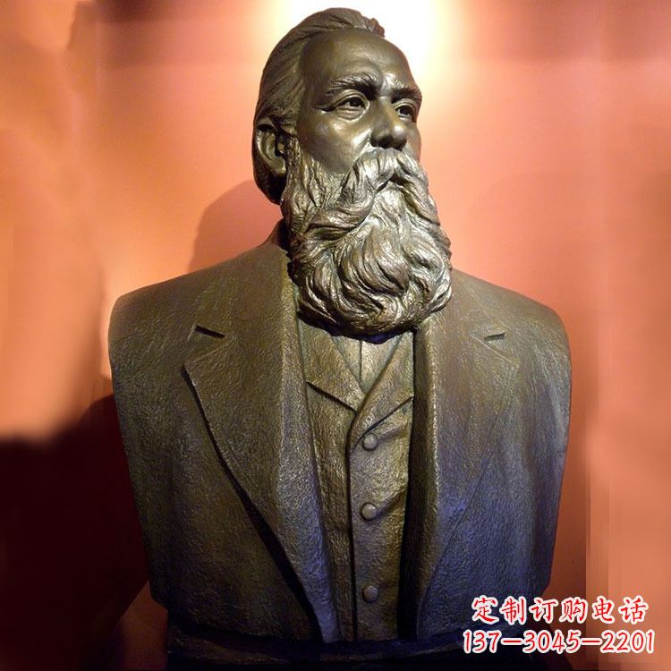 河源铜雕马克思雕塑