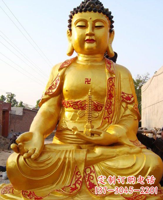 河源铜雕如来