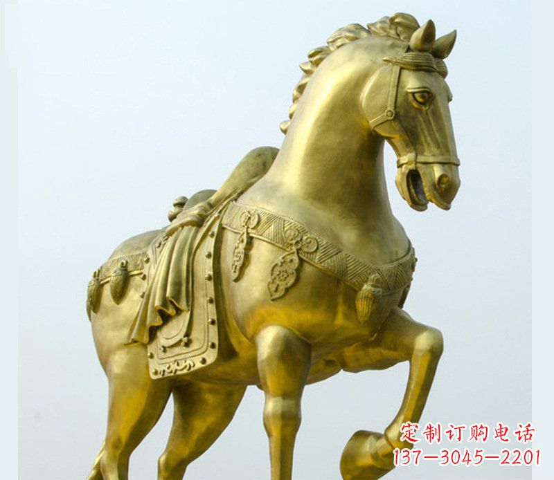 河源铜雕商场招财动物马雕塑