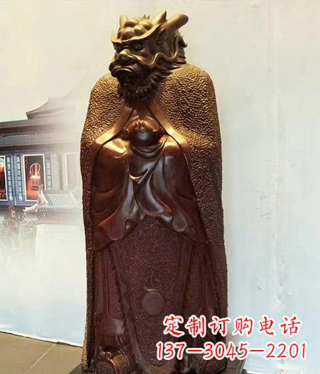 河源铜雕兽首人身十二生肖