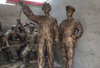 河源青年时期毛主席铜雕，纪念未来的英雄