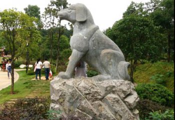 河源中领雕塑狗公园动物雕塑摆件