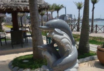 河源海豚雕塑，让海洋之声带给你温暖