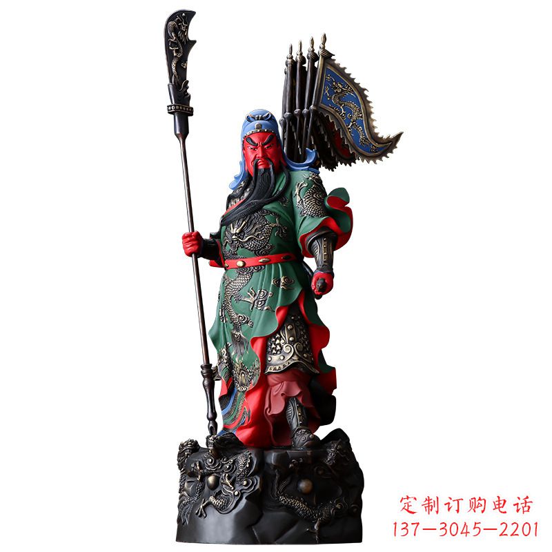 河源武财神关二爷雕塑