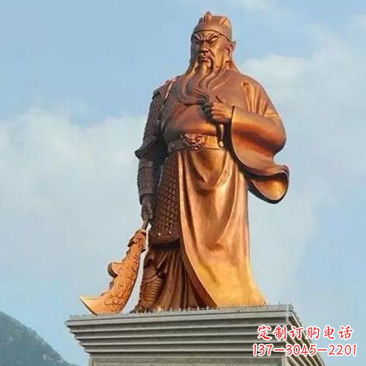 河源武圣关公雕像