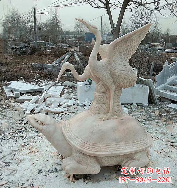 河源仙鹤石材雕塑