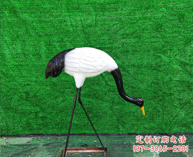 河源仙鹤头雕塑
