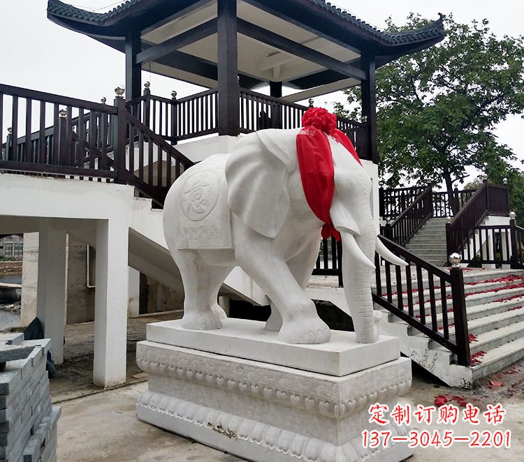 河源小孩大象石雕