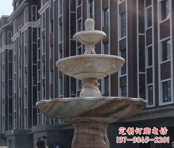 河源小区景观大型喷泉石雕 (6)