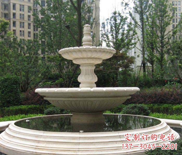 河源小区景观欧式喷泉石雕 (2)