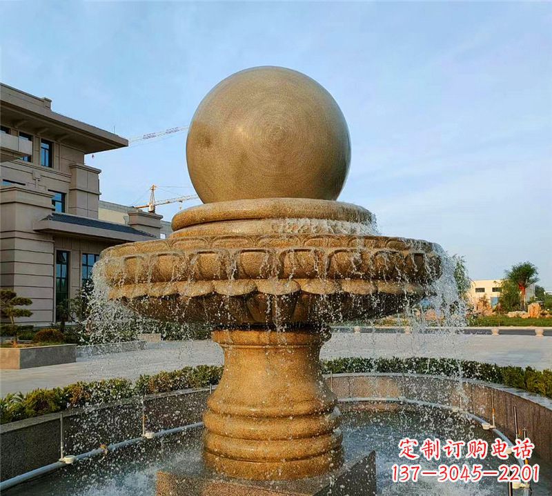 河源小区石喷泉雕塑