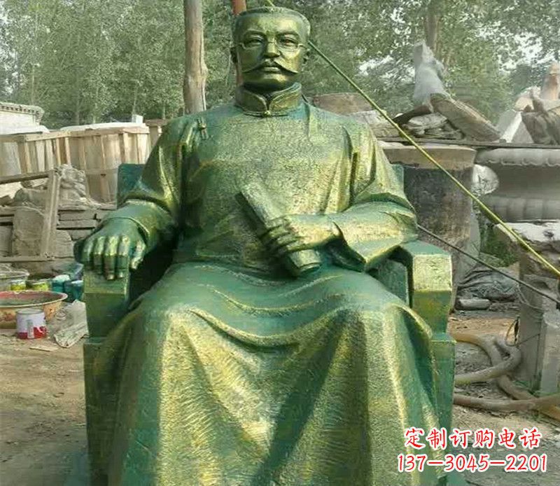 河源校园名人李大钊铜雕