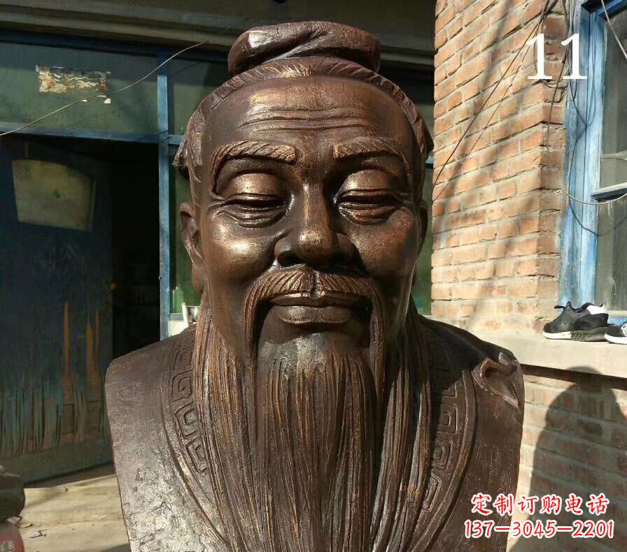河源校园名人铜雕 人物雕塑