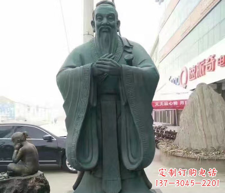 河源校园人物孔子行教像
