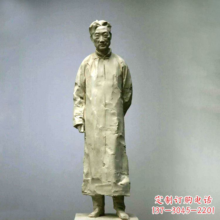 河源徐悲鸿雕塑像石雕历史名人雕像