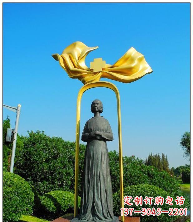 河源医院南丁格尔名人铜雕