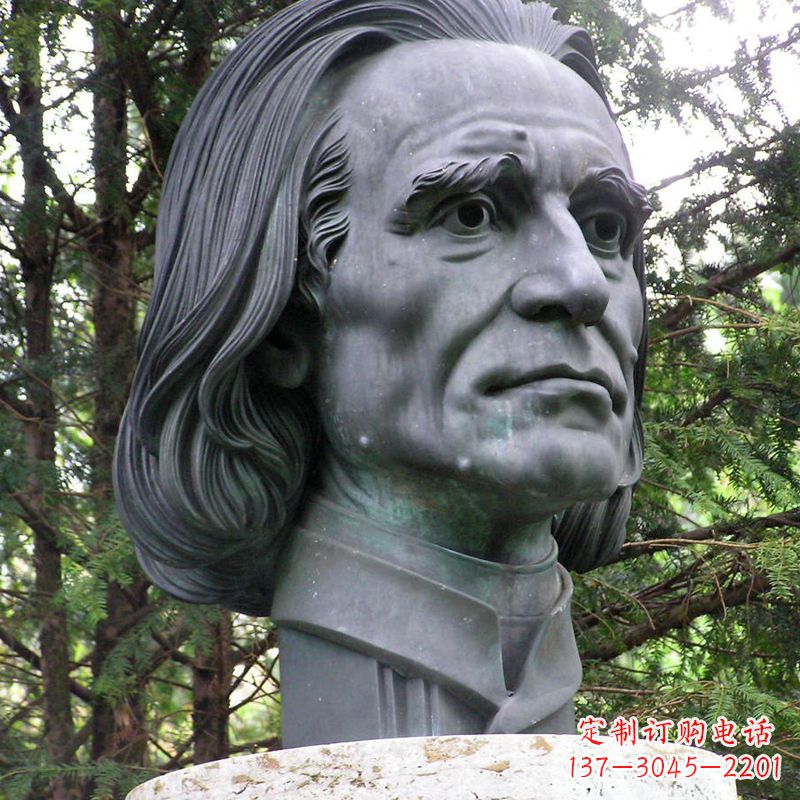 河源英国著名外科医生利斯特铜雕头像雕塑