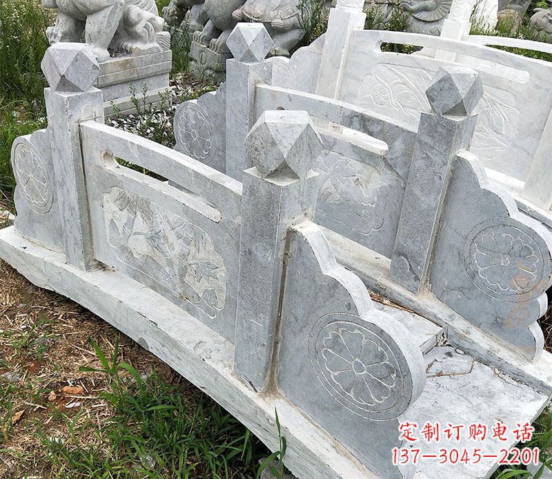 河源园林仿古石拱桥景观石雕 (2)