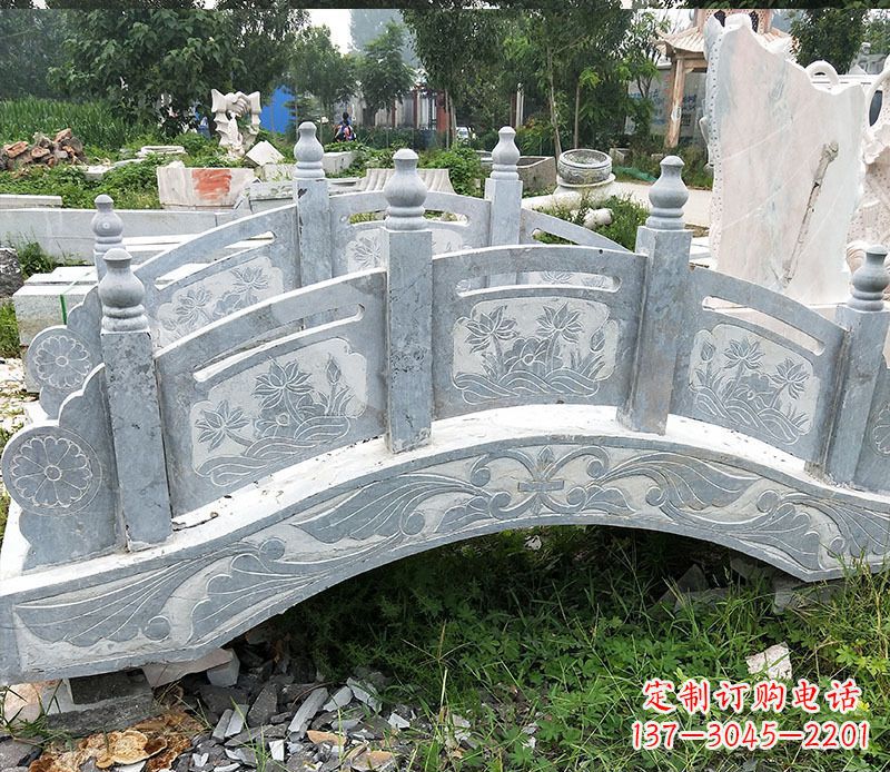 河源园林仿古石拱桥景观石雕 (3)