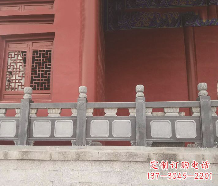 河源园林仿古石栏板景观石雕 (8)