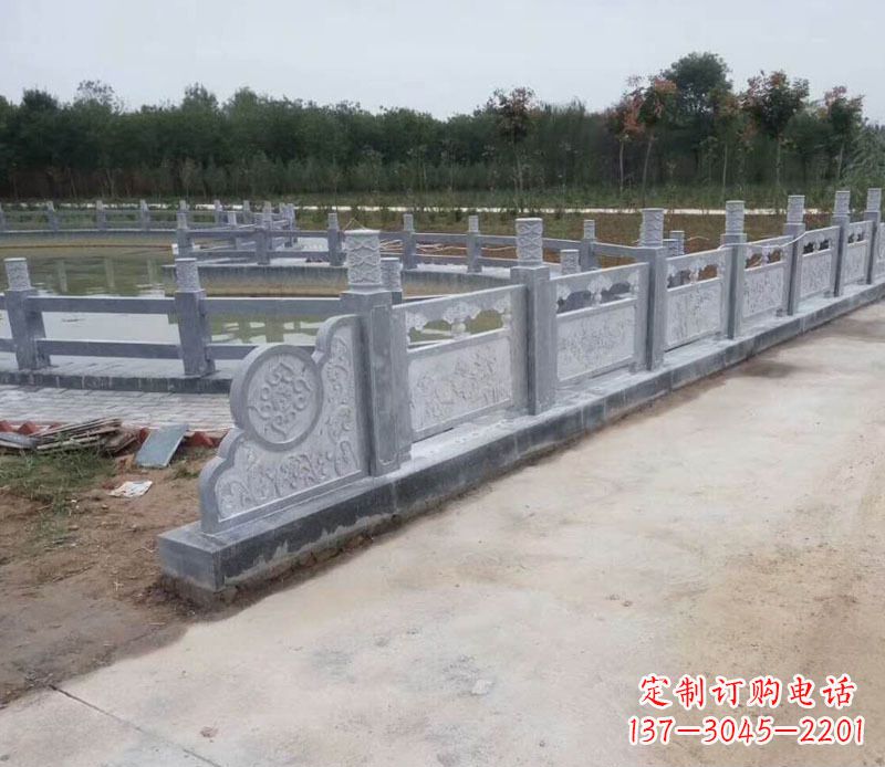 河源园林仿古石栏板景观石雕 (11)