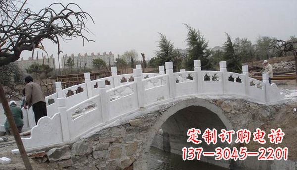 河源园林汉白玉大桥栏板景观石雕