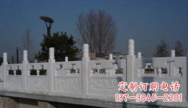 河源园林汉白玉栏板景观石雕