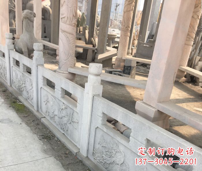 河源园林景观大理石浮雕栏板石雕
