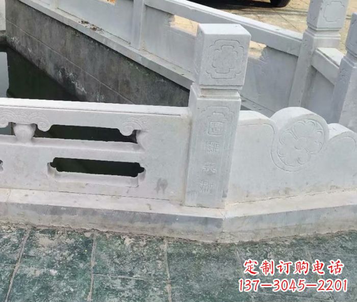 河源园林景观大理石栏板雕塑 (7)