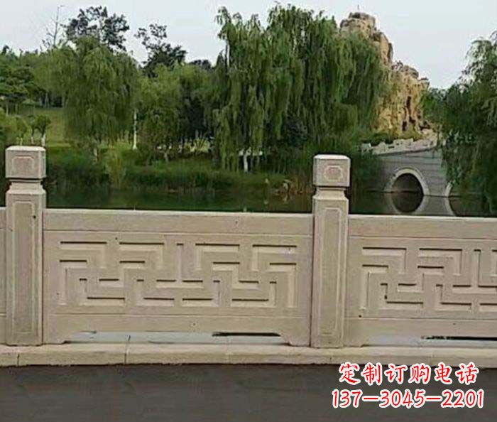 河源园林景观大理石栏板石雕 (4)