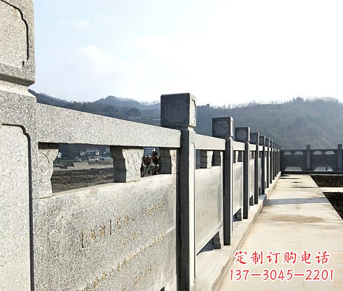河源园林景观大理石栏板石雕 (14)